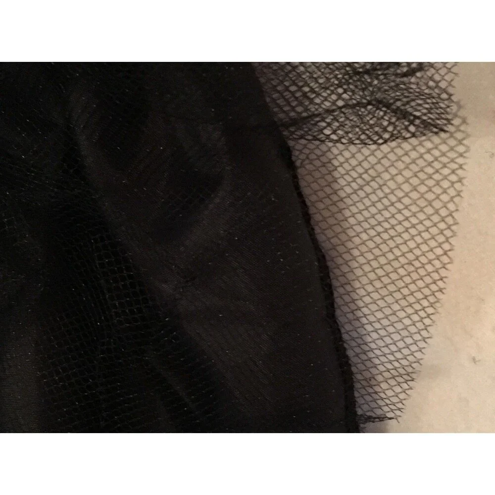 Black Tulle Petticoat 3-Layer Petticoat One Size Halloween Costume